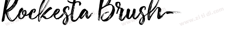 Rockesta Brush字体转换